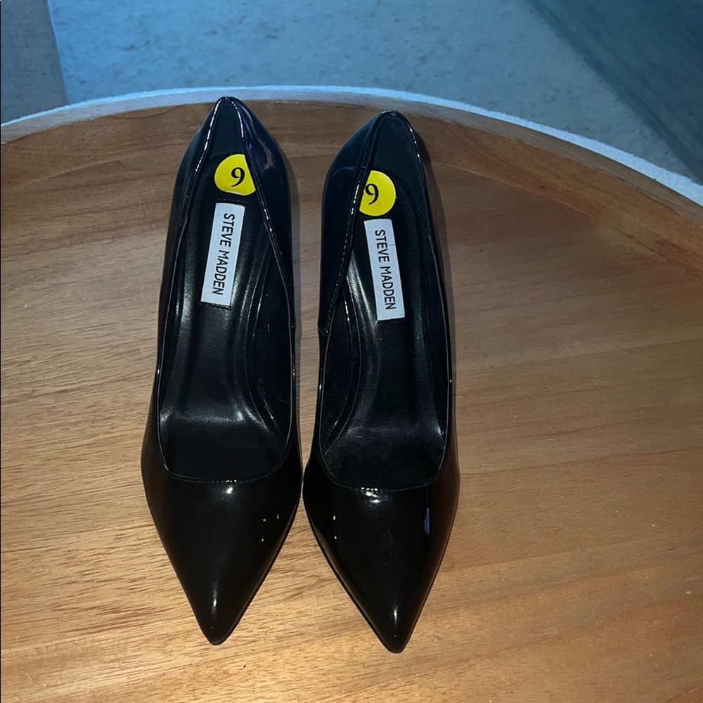 Steve Madden Black Stiletto Heels